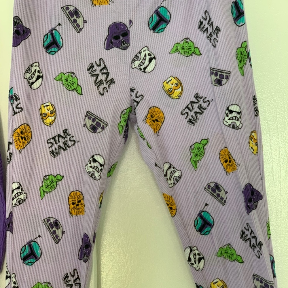 Star Wars pajama purple